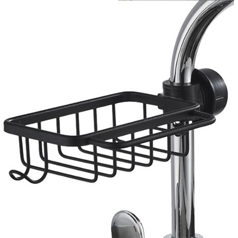 Schwammhalter für den Wasserhahn, Ablage für den Wasserhahn, Organizer für die Küchenspüle, Schwammhalter, Küchenschwammhalter, Dusch- und Wasserhahnstange