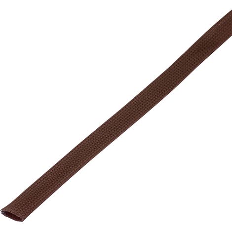 TRU COMPONENTS 1568185 CBBOX3037-BN Geflechtschlauch Braun PET 30 bis 37 mm 5 m