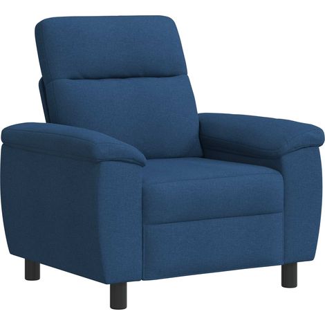 Divano Blu 95 x 90 x 95 cm Tessuto vidaXL