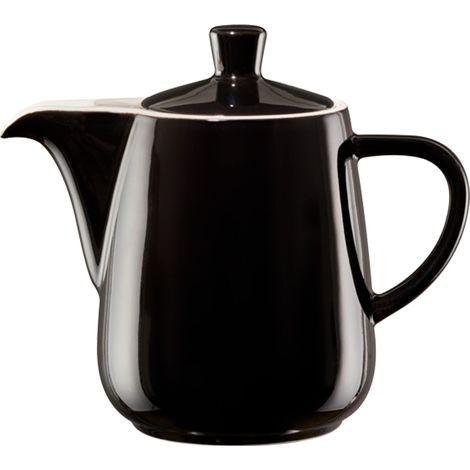 Melitta Jarra de porcelana Pour Over 0,6L, Negro (1/2)