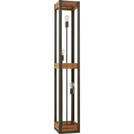 [GEBRAUCHT] B-Ware Lindby Kanisa Stehleuchte Stehlampe Wohnzimmerlampe Lampe Leuchte Metall Holz912 (1/2)