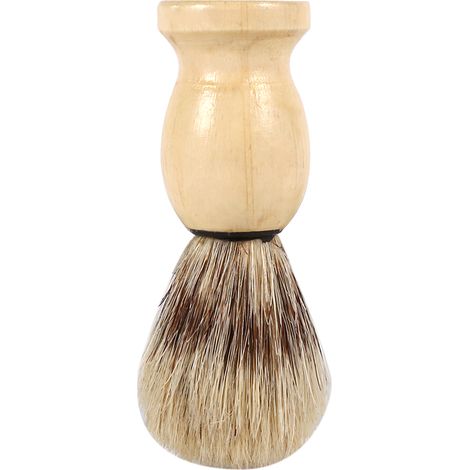 1pc Brosse à Barbe en Bois pour Homme - Outil de Rasage et Soin Cosmétique (1/5)
