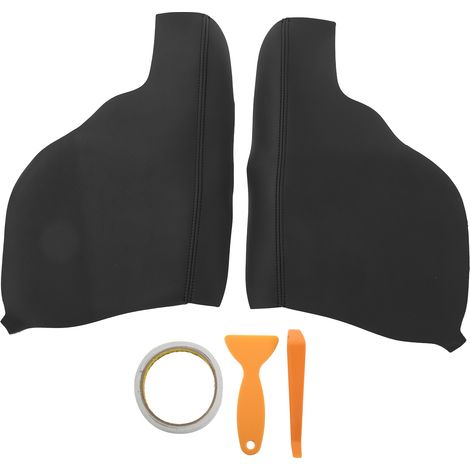 1 paire de housses d'accoudoirs de panneau de porte avant, accessoires intérieurs de remplacement pour Odyssey 2011-2017, noir