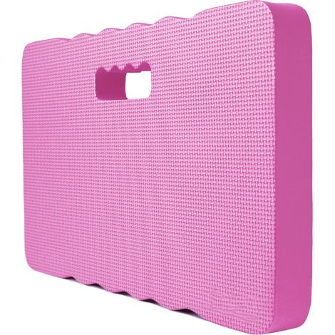 Rodillera de espuma de alta densidad, adecuada para diversas actividades como el trabajo, la jardinería, el yoga y los deportes. (Rosa, 1 unidad) (1/5)