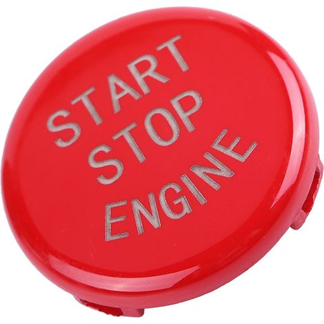 Convient pour le couvercle du commutateur d'allumage du moteur (rouge) situé en bas du disque E BMW. (1/5)