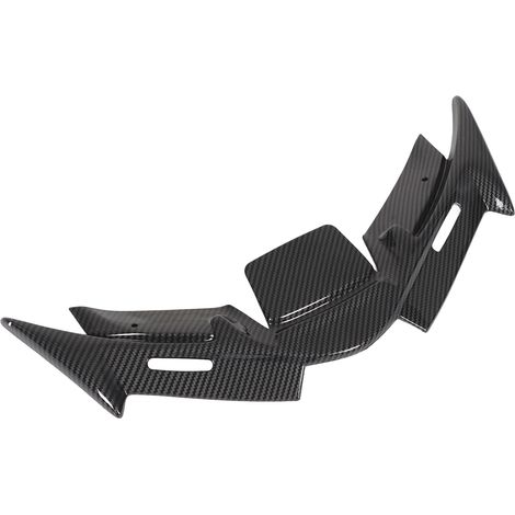 Ailettes de carénage avant pour moto, ailettes de carénage aérodynamiques en ABS résistant à l'usure, adaptées aux modèles YZF R15 V4 2022 et ultérieurs, style fibre de carbone. (1/5)