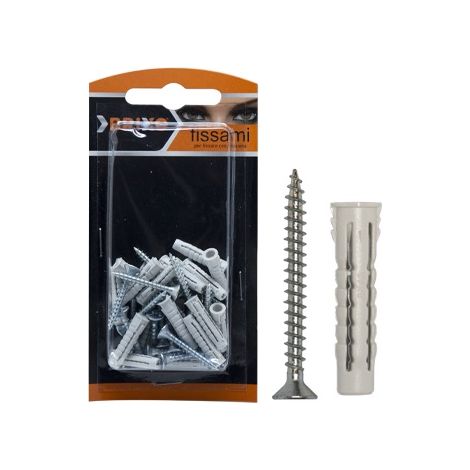 Brixo tasselli con vite bs x 6s millimetri 30 vite 4 x 30 pezzi 15 (1/5)