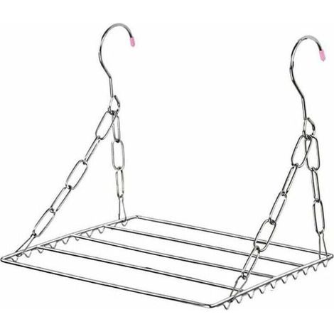 Multifunktionaler Wäscheständer, Wäschetrockner aus Edelstahl zum Aufhängen von Kleidung, Handtüchern, Socken usw. (1/5)