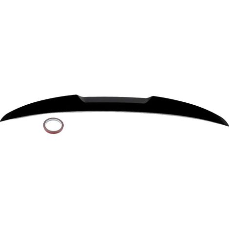 Spoiler, diseño aerodinámico, ajuste personalizado, negro brillante. (1/2)