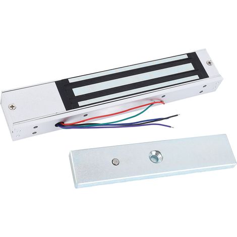 Serrure électromagnétique, résistance à la traction de 280 kg, témoin lumineux, alliage d'aluminium, contrôle d'accès, serrure magnétique (1/5)