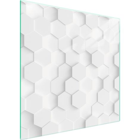 PLACA PROTECTORA DE VIDRIO PARA ESTUFA 50x52 BLANCA (1/5)