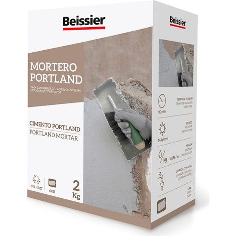 Mortier Portland Beissier 2kg Mortier Universel Pour Travaux De Maçonnerie Et Réparation - Beissier