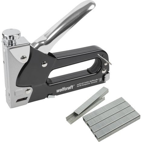 wolfcraft - Kit Agrafeuse Manuelle Tacocraft 7 + 1000 Agrafes 8 mm type 053 - réf. 7089000 (1/5)