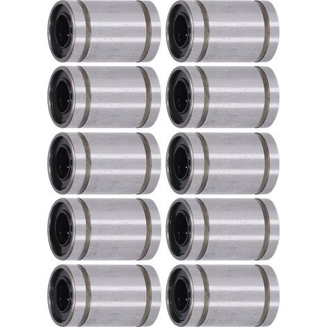 Cylindre de roulement à mouvement linéaire, Axes optiques, cadre de Test coulissant, ID de rechange 6mm OD 12mm LM6UU, 10 pièces (1/5)