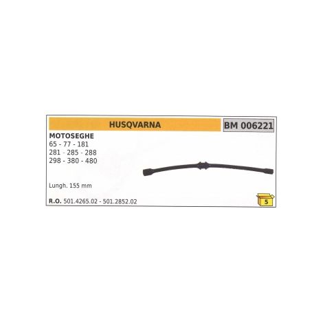 Tubo pescamiscela HUSQUVARNA motosega 65 - 77 - 181 - 281 - 285 - 288 - 298