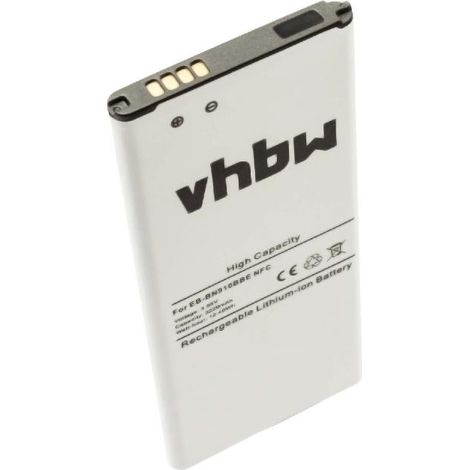 vhbw Akku kompatibel mit Samsung Galaxy Note 4, SM-N910FQ, SM-N910FD, SM-N910C, SM-N910A Handy Smartphone Telefon (3220 mAh, 3,85 V, Li-Ion) mit NFC
