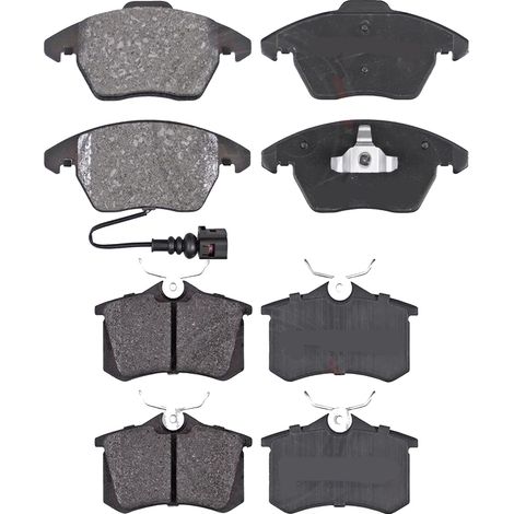 KIT PASTIGLIE FRENO ANTERIORI E POSTERIORI compatibile con SSANGYONG RODIUS II / PASTIGLIE FRENANTI AUTO OEM P 30 028,P 30 057 / SOSTITUZIONE DIRETTA / BASSA POLVERE / SILENZIOSO
