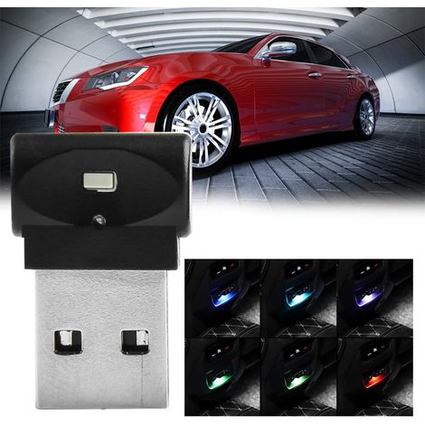Mini USB éclairage intérieur voiture ambiance LED faible consommation pour voiture, ordinateur portable, power bank - Décoration lumineuse (1/5)