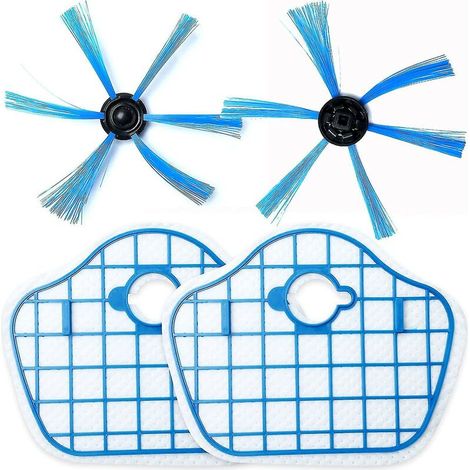 Cepillo lateral CREA y filtro HEPA para aspiradoras Philips Robot FC8013, FC8774, FC8772 y FC8776 (piezas de repuesto) (1/5)