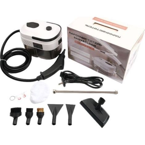 Nettoyeur vapeur portable 2500 W - Nettoyeur vapeur à haute température - Avec têtes de brosse - Pour meubles de cuisine, salle de bain, voiture (1/4)