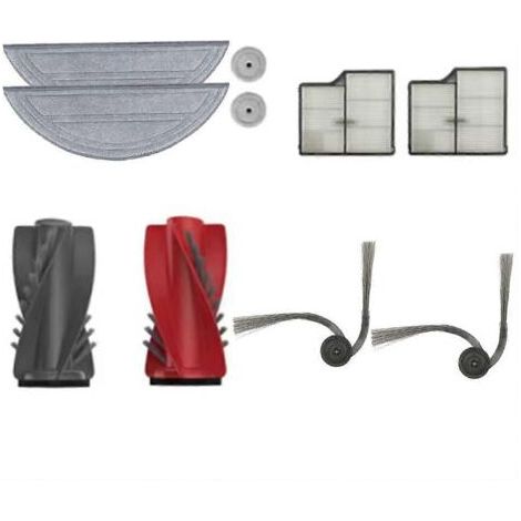 Pièces de rechange pour brosse de filtre Roborock Saros 10/G30/S9 Maxv Ultra : brosse principale, brosse latérale. (1/5)