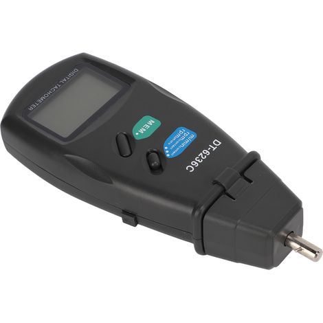 Digitaler Drehzahlmesser 2 in 1: Optoelektronischer Kontakt- und kontaktloser Drehzahlmesser für Motorradräder und die Automobilindustrie (1/5)