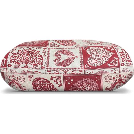 80 x 48 x 10 h cm: Cuscino con imbottitura morbida modello Winter love per cani e gatti
