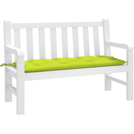 vidaXL Garden Bench Cushion Bright Green 120x50x7cm Oxford Fabric