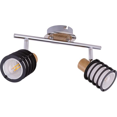 Decken Spot Leiste Lampe Wohn Ess Zimmer Glas Leuchte verstellbar App Handy Sprach Steuerung inkl. RGB LED Leuchtmittel
