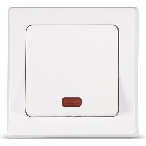 DELPHI Kontroll-Tastereinsatz, 230 V, 10 A, weiß