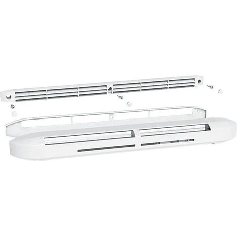 Kit di presa d'aria igroregolabile acustica ISOLA bianco - ANJOS - 0646 (1/2)
