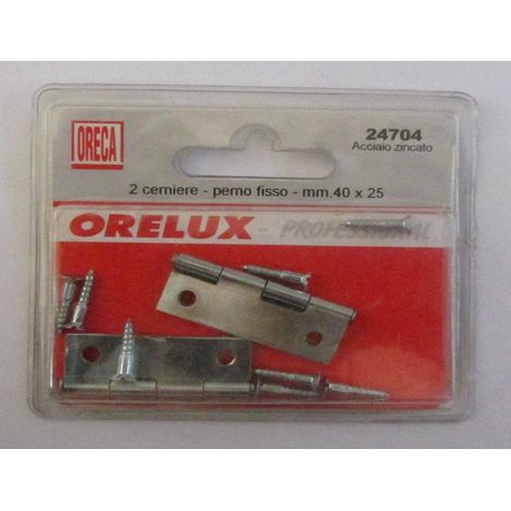 ORECA - CERNIERA TIPO STRETTO 40X25MM PZ2