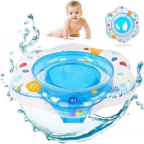 Schwimmhilfe – Aufblasbarer Sitz mit doppelter Luftkammer – Für Babys von 6 Monaten bis 2 Jahren – 1 Stück (1/5)
