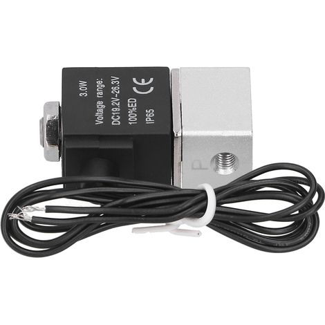 Vanne Pneumatique 2/2 Aluminium 1/8" DC24V, Haute Pression et Performance (1/5)