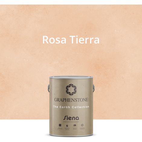 Pintura Ecológica INTERIOR Efecto LIMEWASH Base Cal SIENA Color ROSA TIERRA 4L