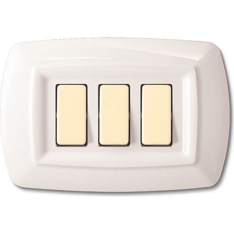 TONDO PLACCA MOD.MAGIC PLAST.3P.BIANCA. Prezzo per 1 pezzo. (1/2)