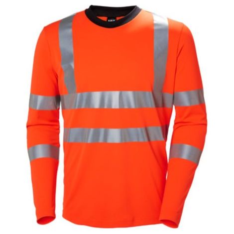 Camiseta manga larga con cintas reflectantes Addvis Helly Hansen Workwear XL Naranja fluor