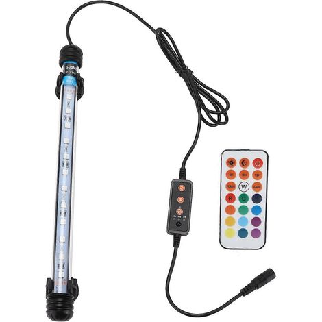 Éclairage LED submersible pour aquarium, minuterie réglable, forte puissance de pénétration, 110-240 V, 12 V (1/3)