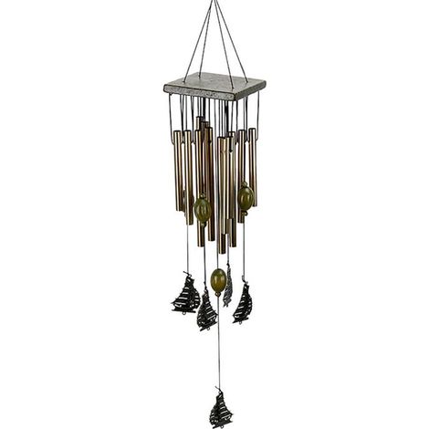 Star Wind Chime Cuivre Vent Carillon Carillons Éoliens Jardin, Décoration Jardin De Cadeaux (1/4)