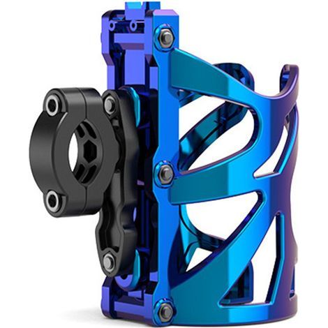 Support bidon vélo en aluminium léger avec fixation et clé - Parfait pour VTT, moto et sports outdoor