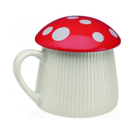 TAZA CON TAPA SETA ROJA - EHLIS