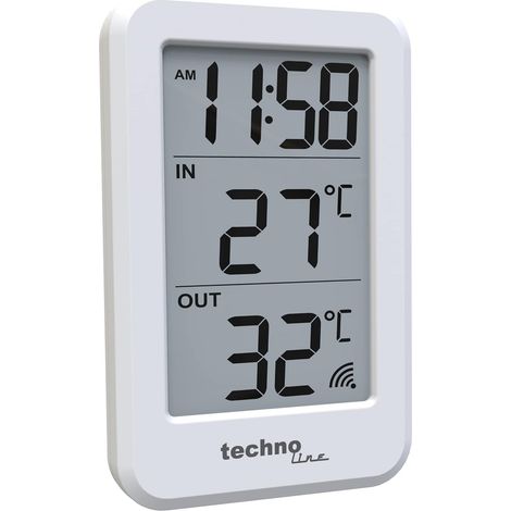 Station Météo Intérieure et Extérieure TechnolineWS9172 avec Affichage de Température et HeureLot de 2 Accessoires de Sécurité pour Siège de (1/4)