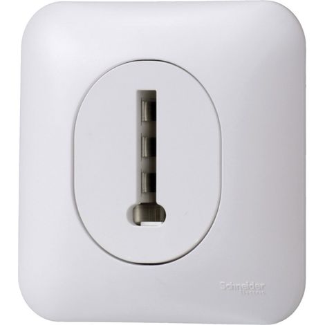 Conjoncteur en T OVALIS blanc - SCHNEIDER ELECTRIC - S266496
