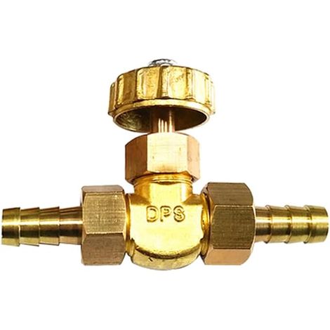 Vanne à aiguille coudée en laiton pour gaz/air/GPL((Ф10mm)) (1/5)