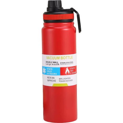 Gourde isotherme Space Pot en acier inoxydable grande capacité pour le sport, les activités de plein air et les voyages. Gourde portable pour voiture ou autre. (1/5)