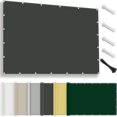 Voile D'ombrage Rectangulaire - 1.5 x 2 M - Imperméable PU 2000 mm - Protection UV 95 % - Pour Patio Pergola Jardin Extérieur - 1 Pièce (1/5)