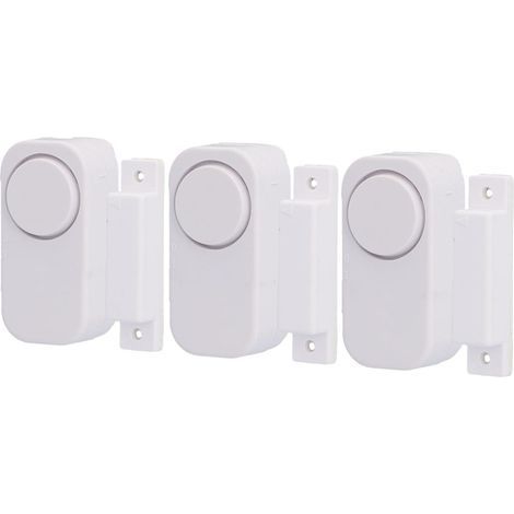 Set mit 3 Fenster- und Türalarmen mit Magnetkontakt (1/5)