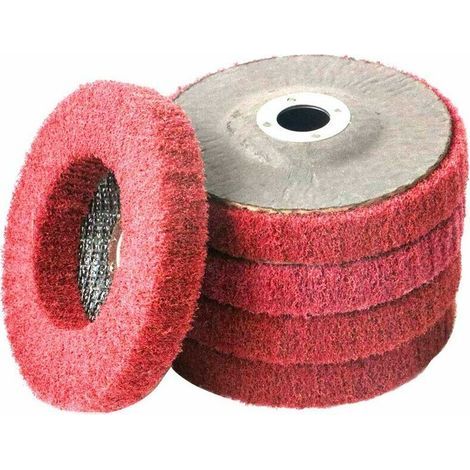 BUNTHAUS Disques Polycarbure Broyage Polissage Roue Peinture Nettoyage de la Rouille Décapant Roue Abrasifs Torque Grinder Plateau (5 Pcs/100 mm)