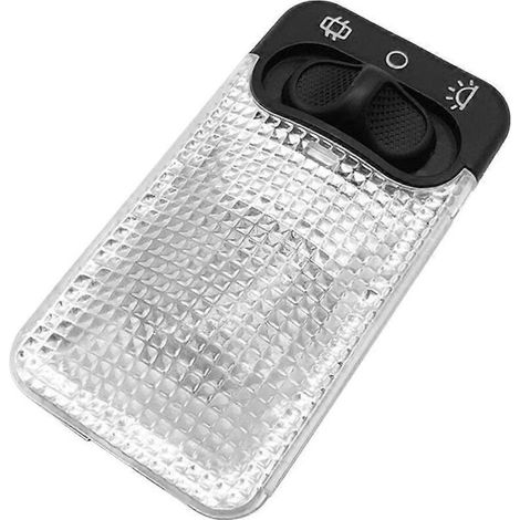 1. Ampoule de plafonnier intérieur pour habitacle voiture – Lentille de lampe de toit compatible 107, 206, 206CC, 207, 207i, référence 6362P3.