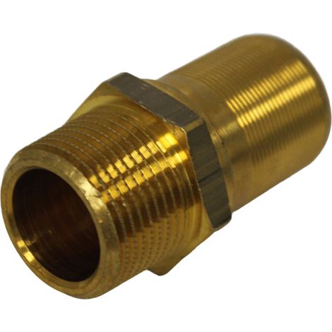 Connecteur laiton droit mâle alimentation Ø26 - 3.0 x 3/4" (20/27) - Henco (1/3)